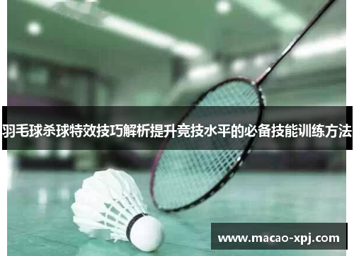 羽毛球杀球特效技巧解析提升竞技水平的必备技能训练方法